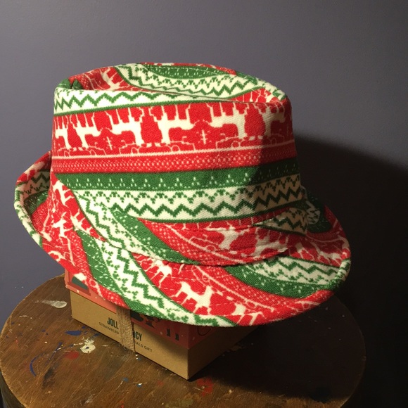 Oriental Trading Company holiday hat Short brim Trilby cap Large - Picture 2 of 9